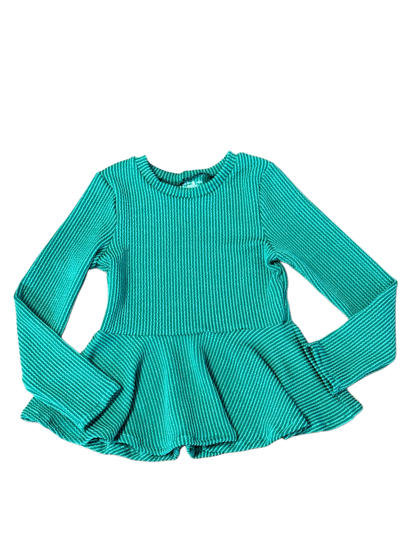 Kelly Green Peplum 2T