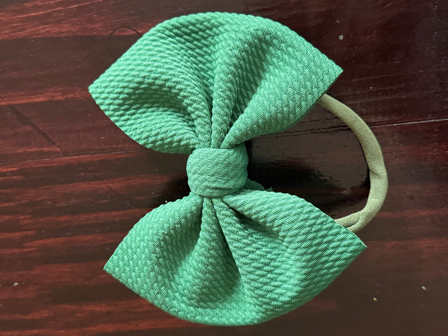 Green Bow on Nylon