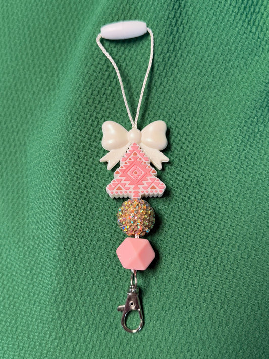 Pink Tree Freshie hanger