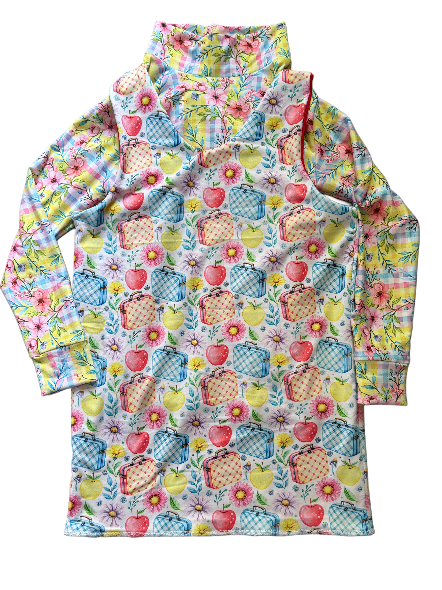 Luna Dress and Mock Neck Tee- 6Y