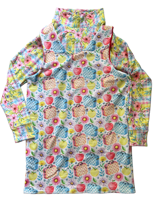 Luna Dress and Mock Neck Tee- 6Y
