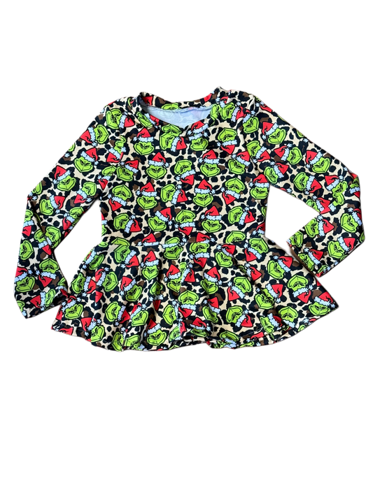 Grinch Peplum 3T