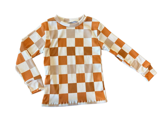 Fall Check Tee 2T