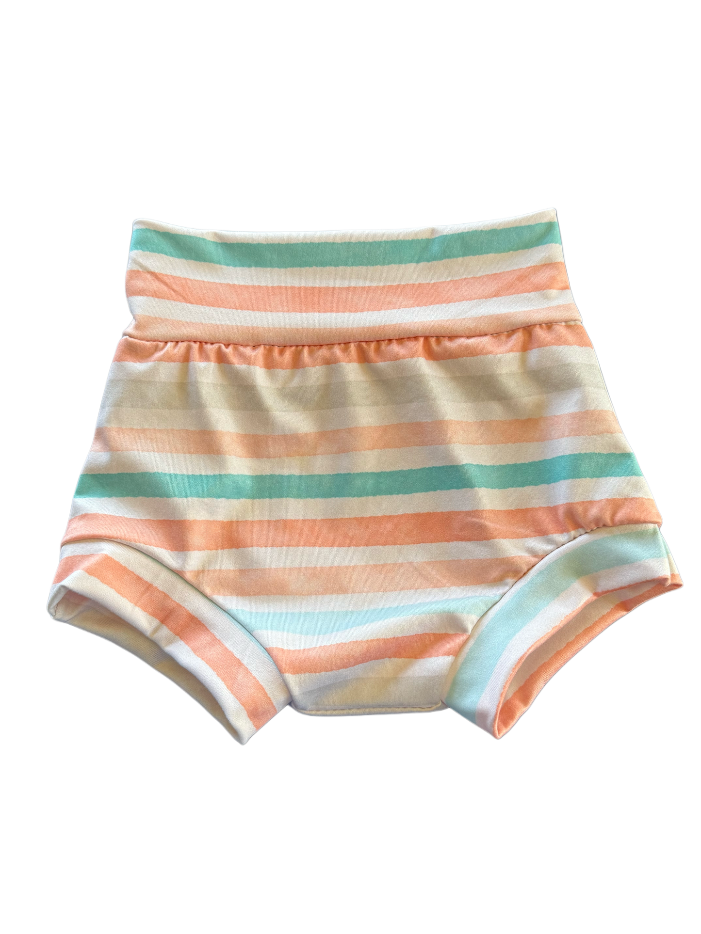 Pumpkin Stripes Bummie 2T