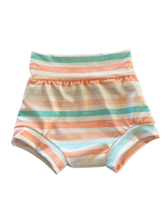 Pumpkin Stripes Bummie 2T