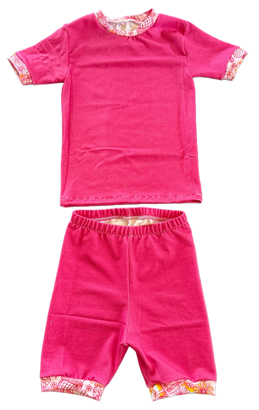 Ice Cream Bamboo Pajamas 3T